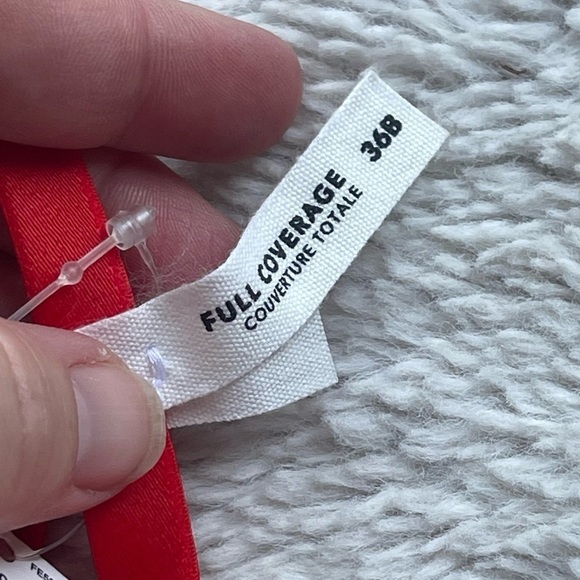 Aerie NWT full coverage red underwire tshirt bra - Picture 4 of 8